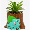 Comedy * | Comedy Pokemon Bulbasaur Tree Stump Faux Succulent Planter Boxlunch Exclusive