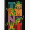 Cartoons * | Cartoons Teenage Mutant Ninja Turtles Colorblock Team Pose Framed Poster