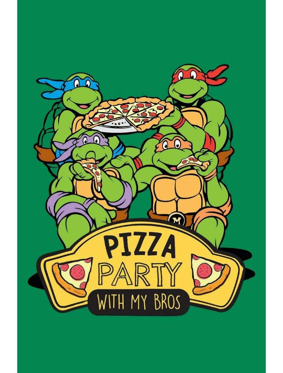 Cartoons * | Cartoons Teenage Mutant Ninja Turtles Pizza Party Poster